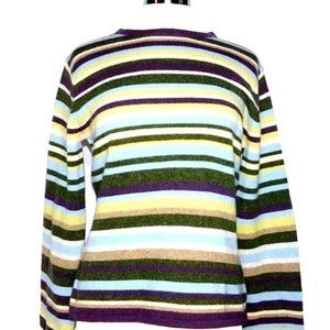 Eastern Mountain Sports Wool-Blend Striped Sweater